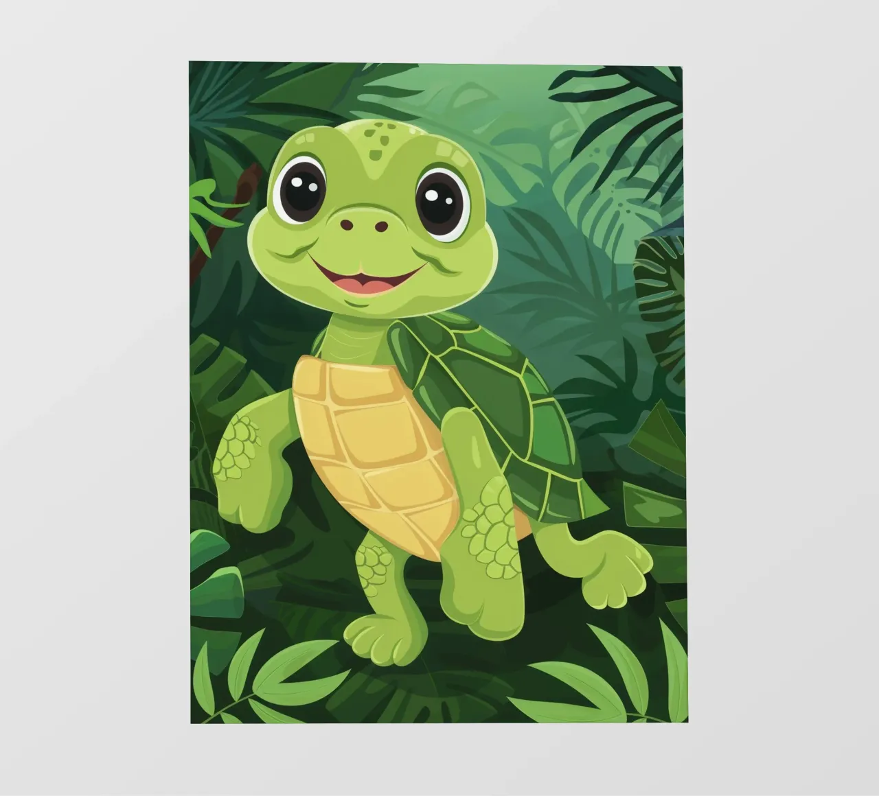 A Friendly Journey: The Curious Box Turtle backlit film by DesignDoodle