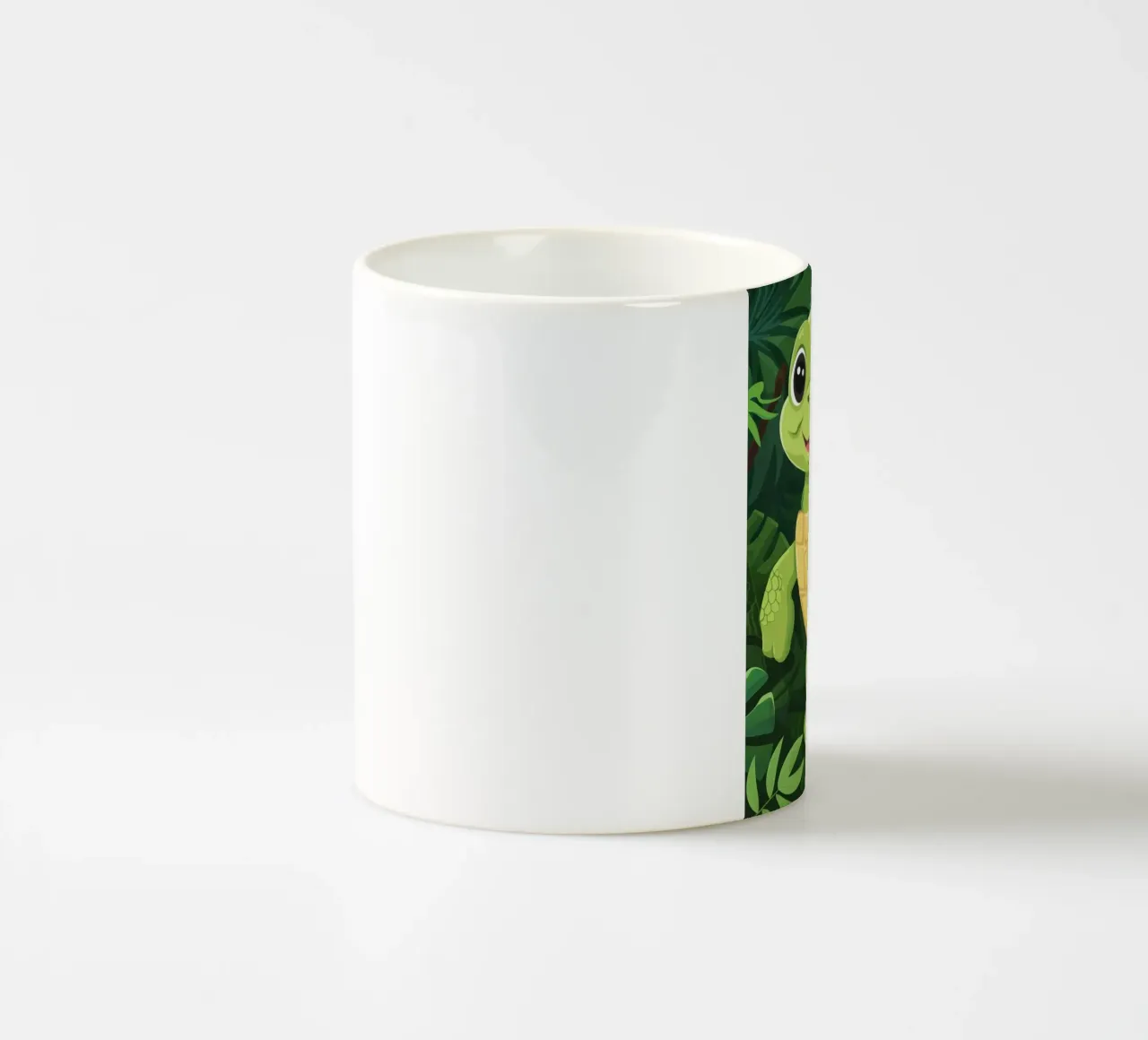 A Friendly Journey: The Curious Box Turtle ceramic mug by DesignDoodle