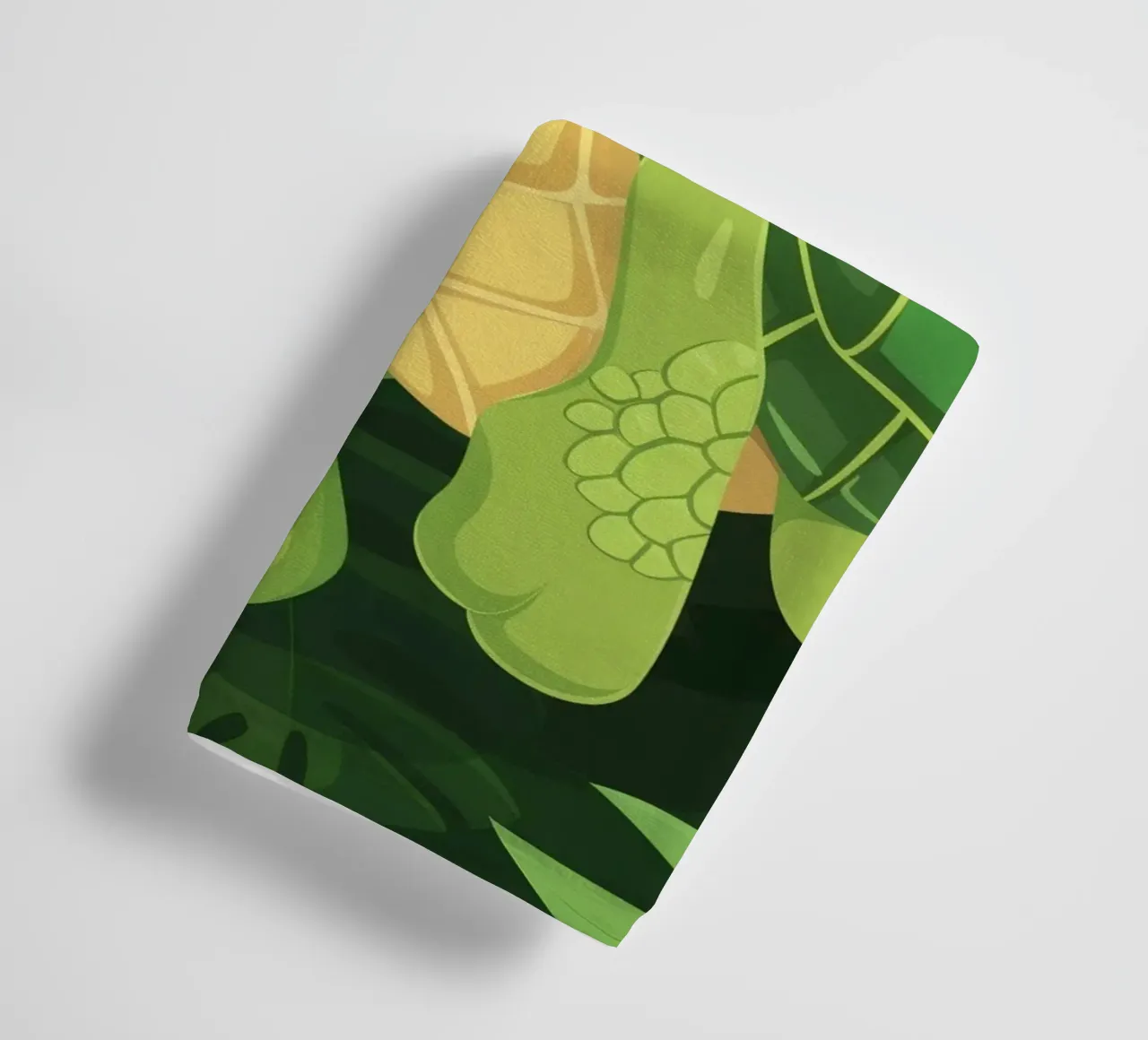 A Friendly Journey: The Curious Box Turtle towel by DesignDoodle