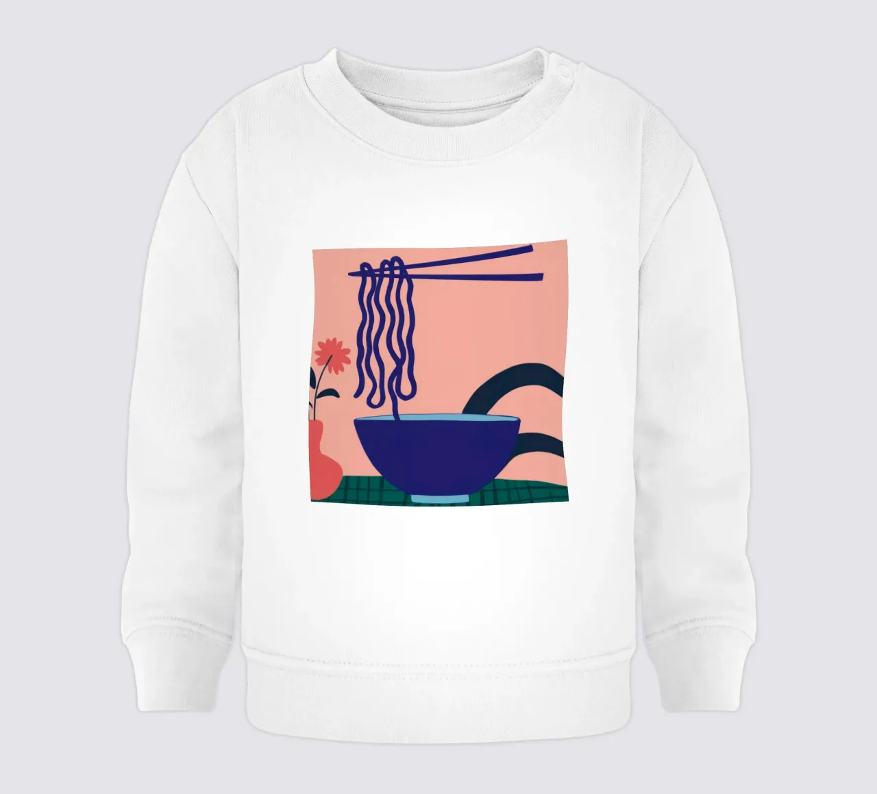 Ciotola di noodle Bloom felpa neonato da Muse Artworks