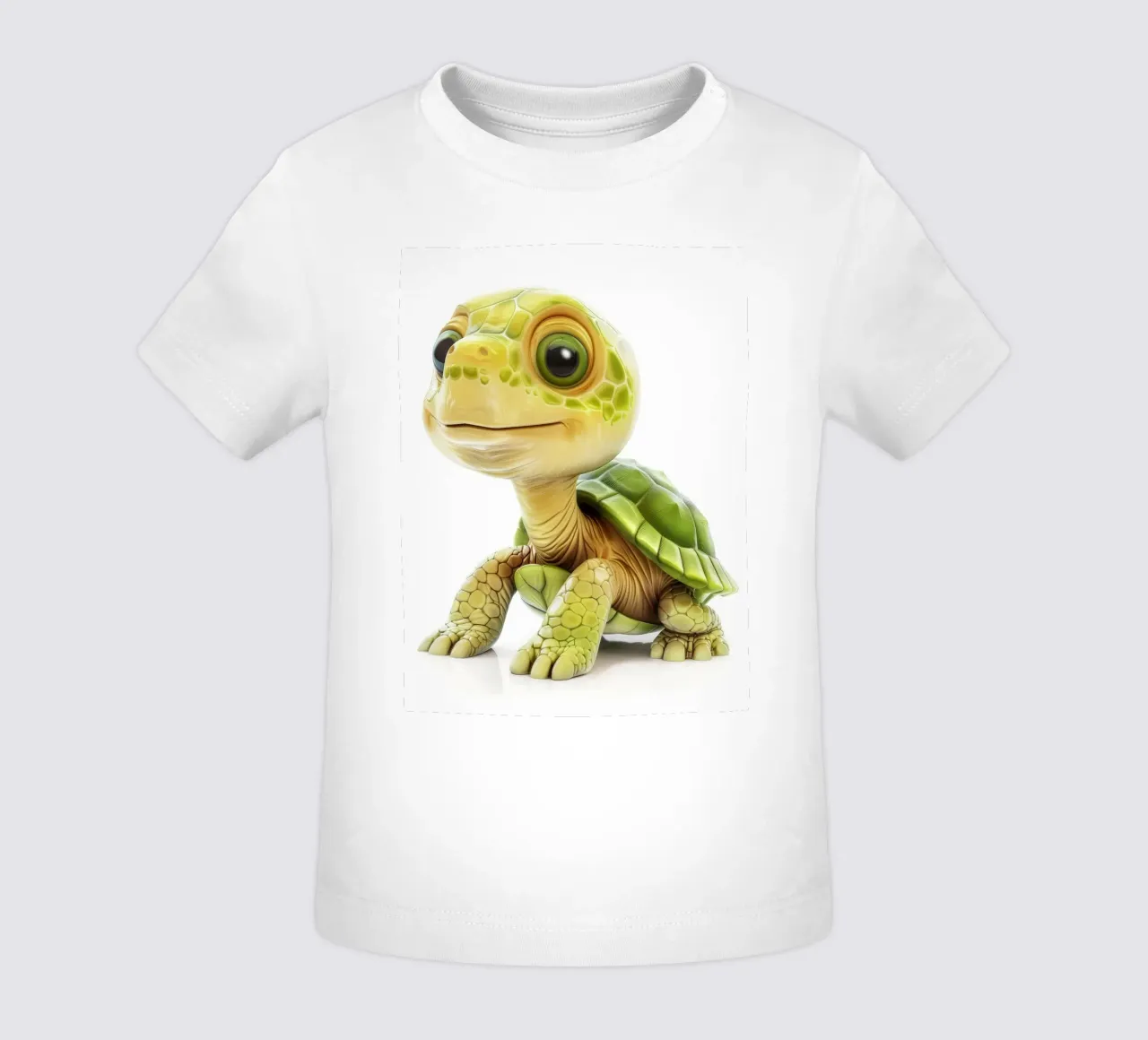 On the Move: A Charming Box Turtle in Nature baby t-shirt by DesignDoodle