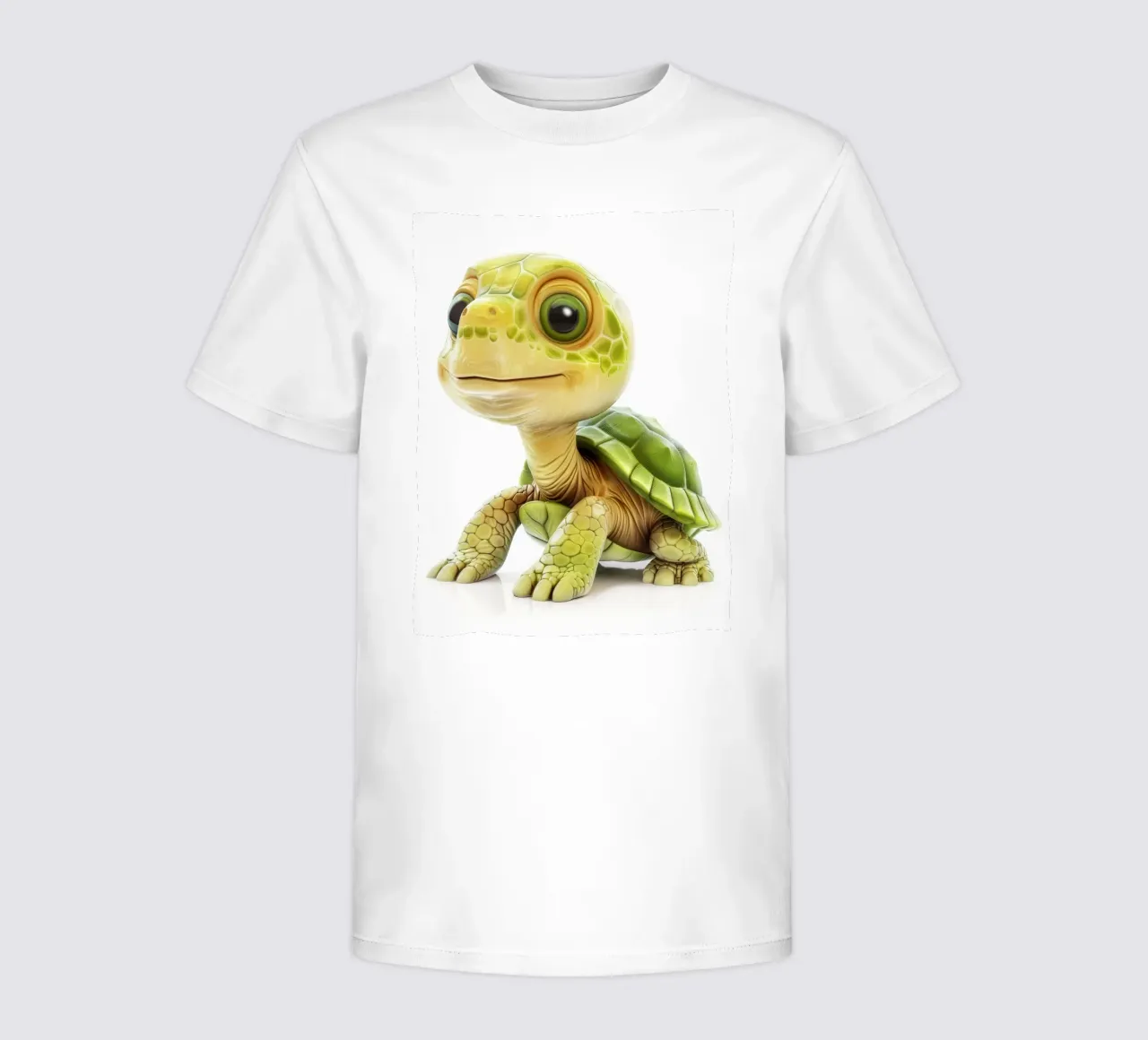 On the Move: A Charming Box Turtle in Nature kids t-shirt by DesignDoodle