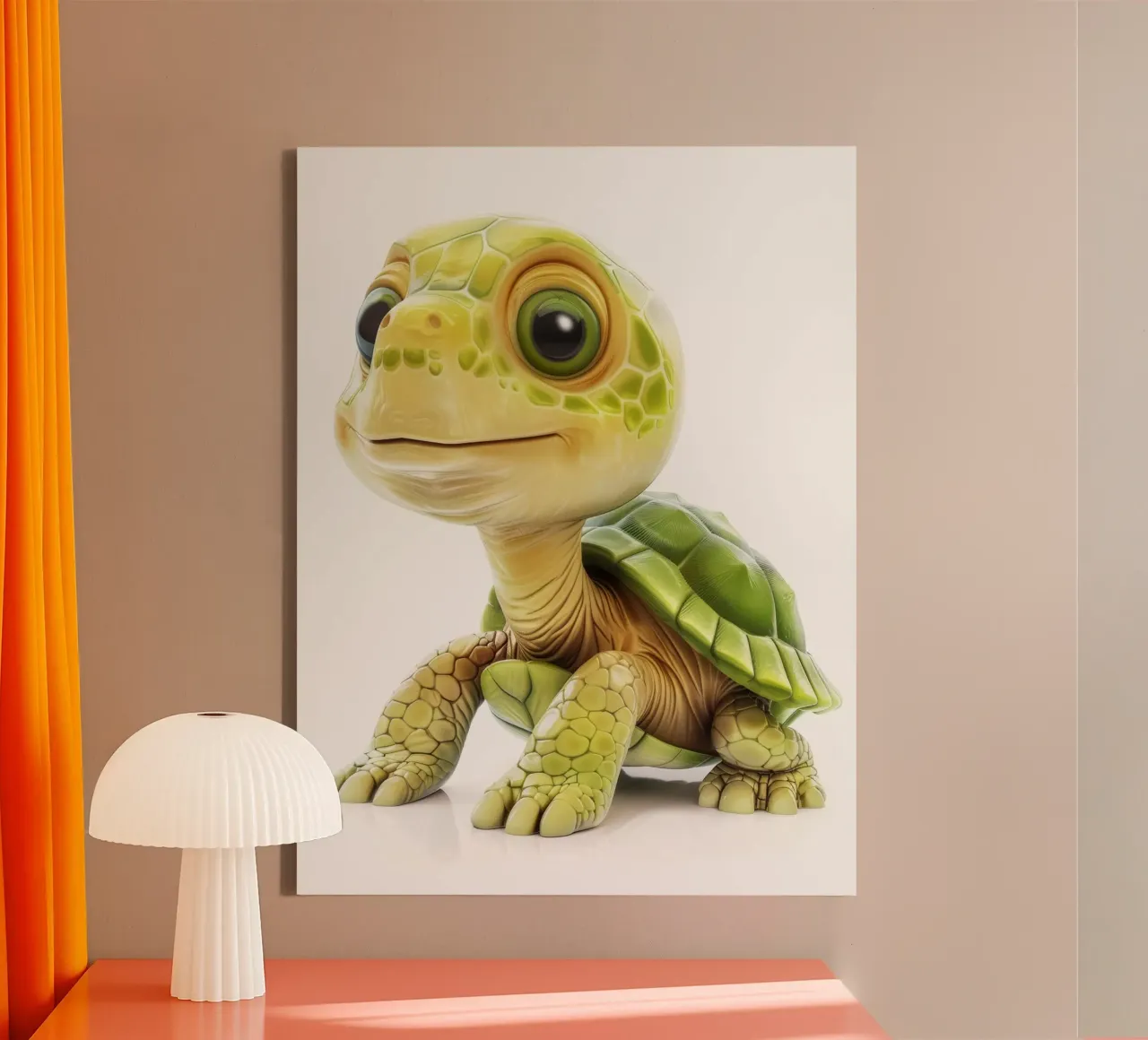 On the Move: A Charming Box Turtle in Nature canvas by DesignDoodle