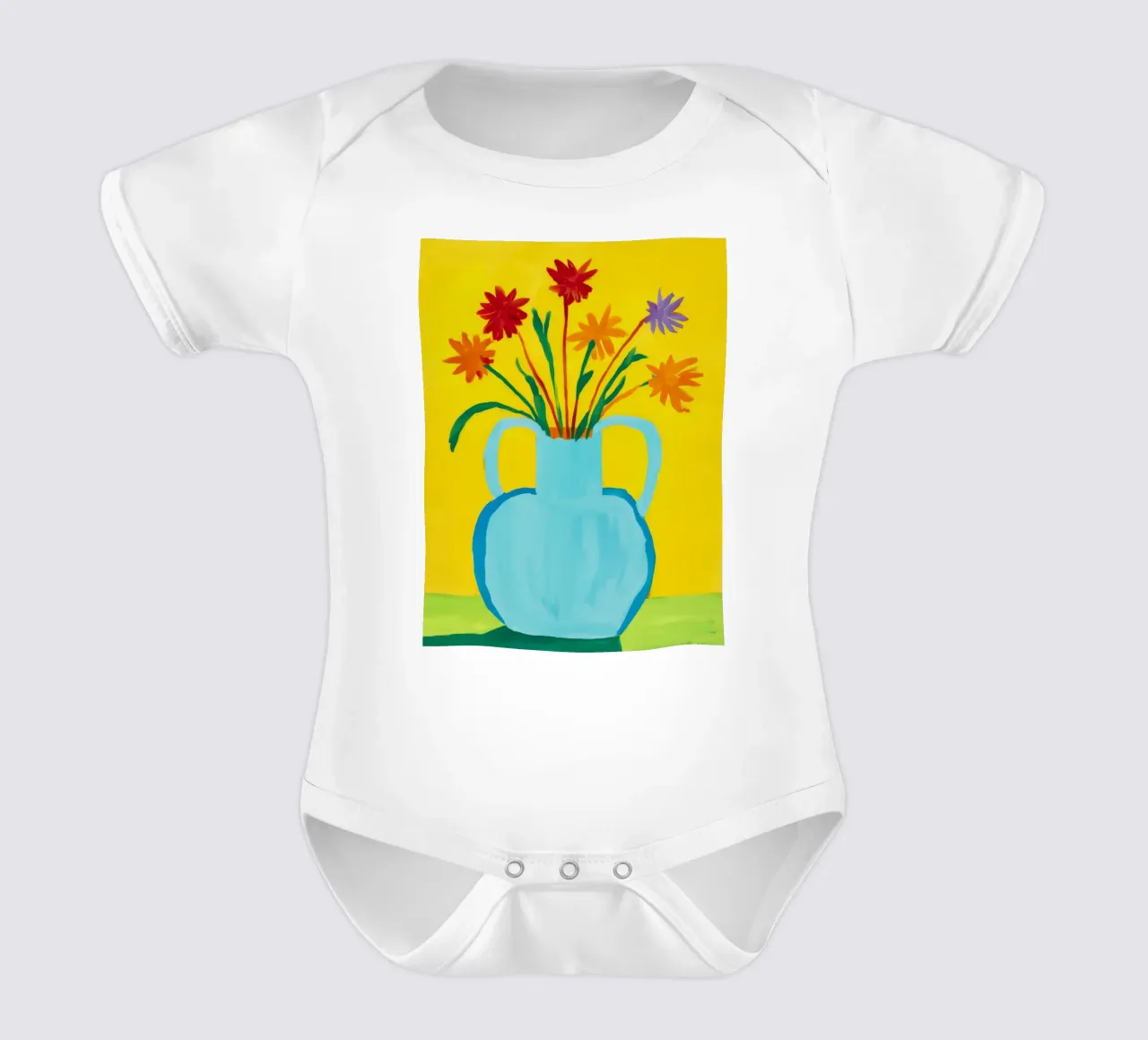 Joie à poignée jaune body bébé de Pan Denim