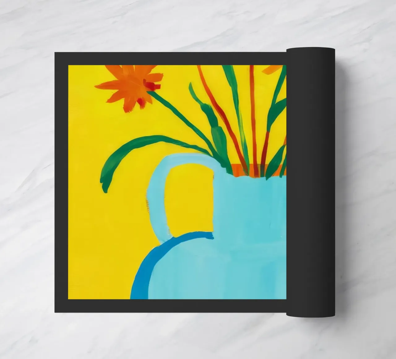 Gioia con manico giallo zerbino da Pan Denim