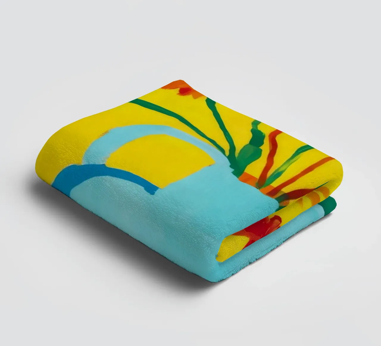 Joie à poignée jaune serviette de bain de Pan Denim