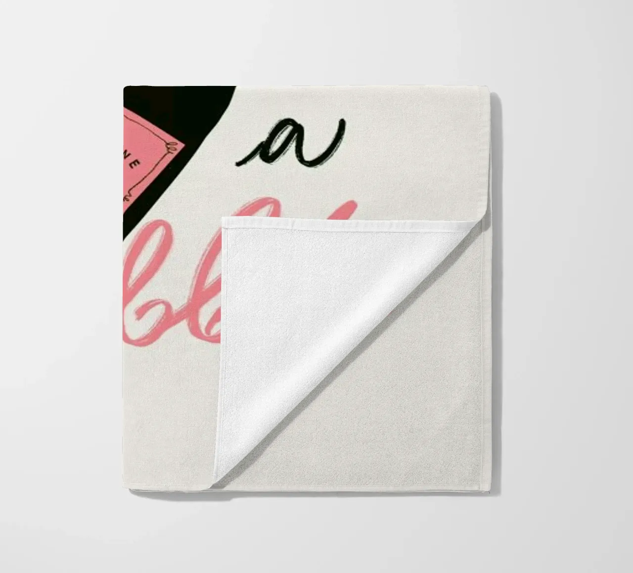 Living In a Bubble beach towel by Pure