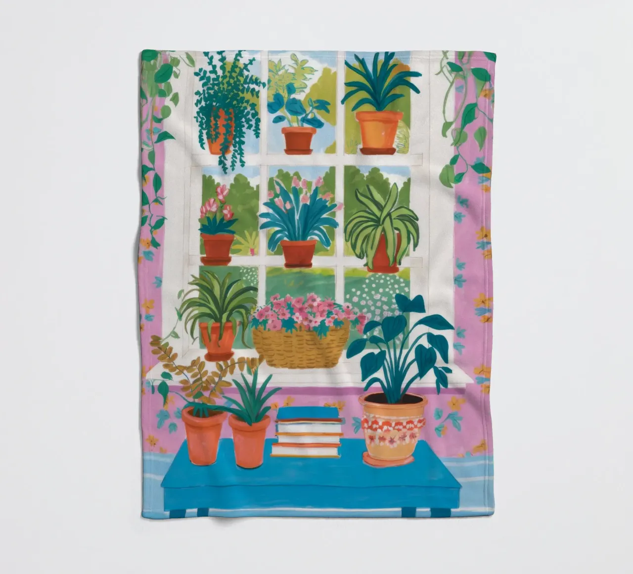 Venstertuin fleecedeken van FadeAura