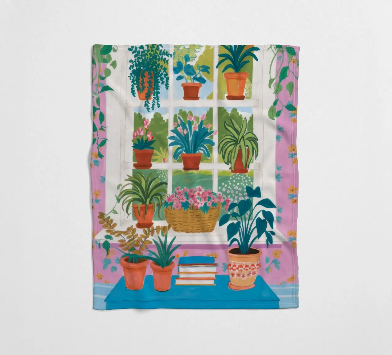 Venstertuin fleecedeken van FadeAura