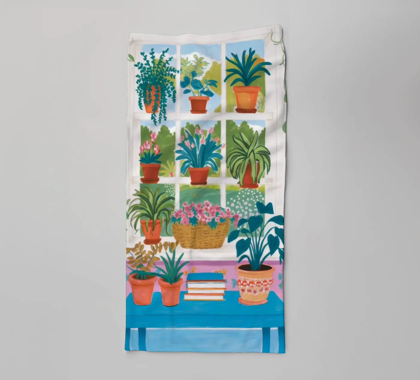 Venstertuin badhanddoek van FadeAura