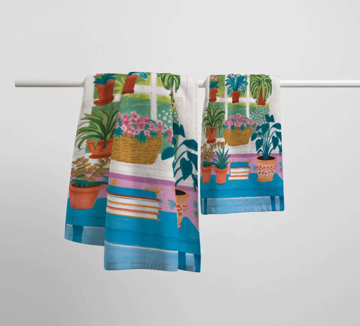 Venstertuin badhanddoek van FadeAura