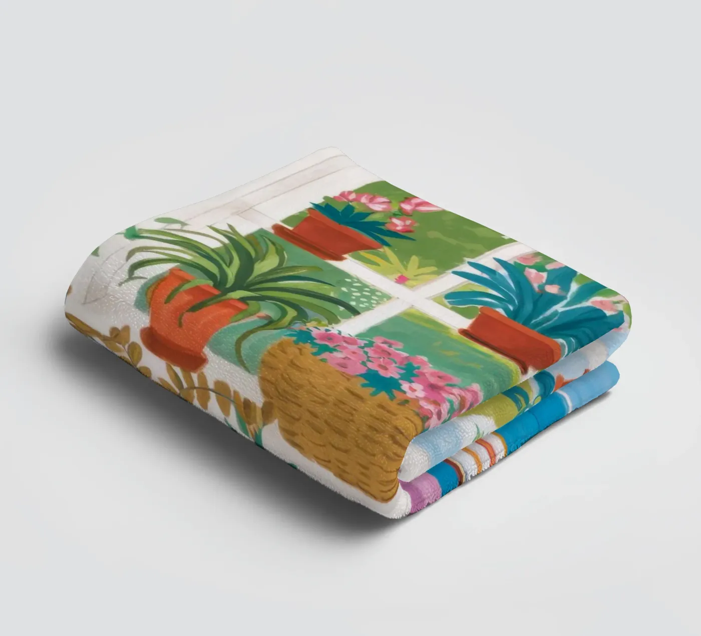 Venstertuin badhanddoek van FadeAura