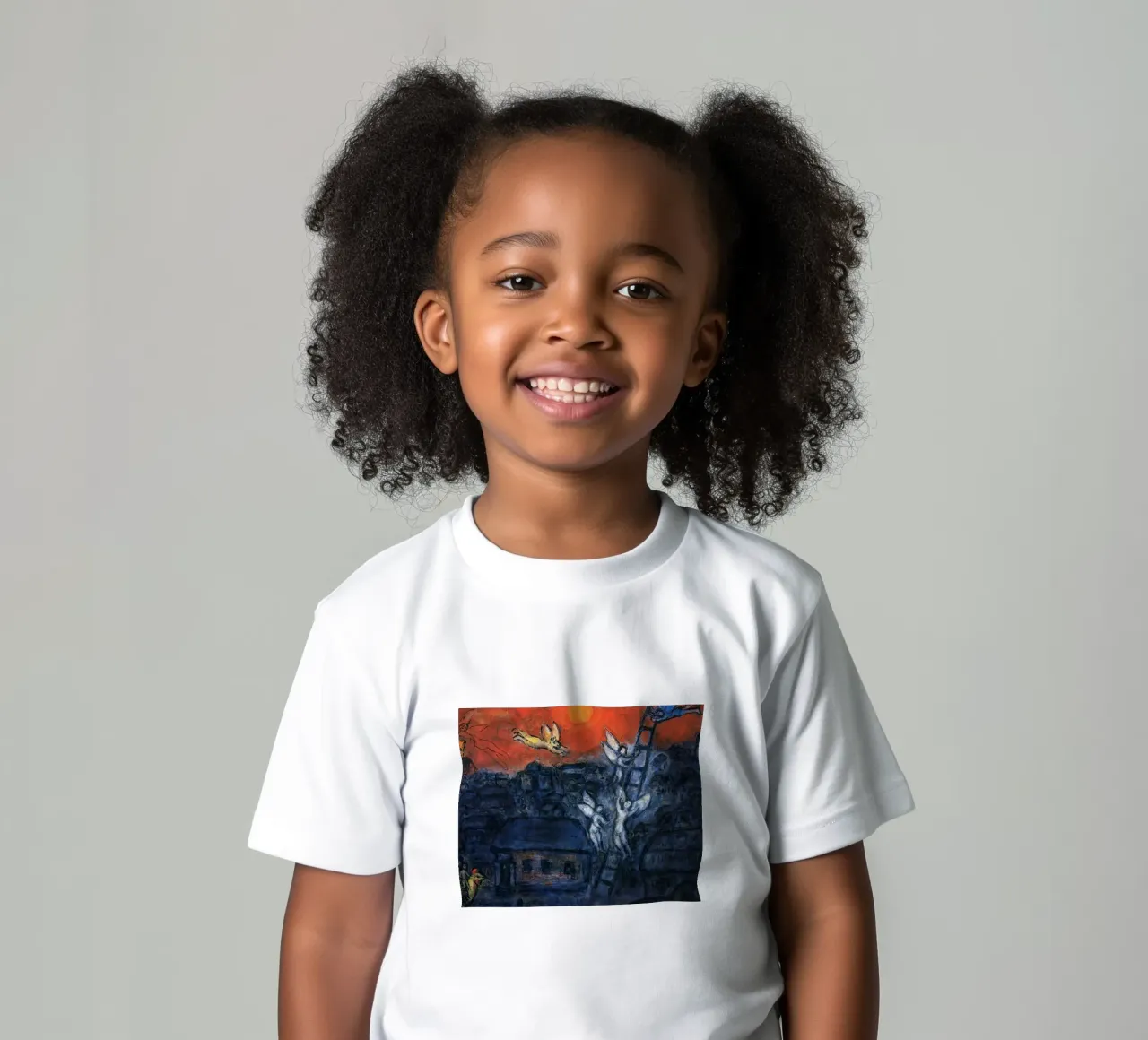 MArch Chagall La scala di Giacobbe t-shirt bambini da MC Exhebition