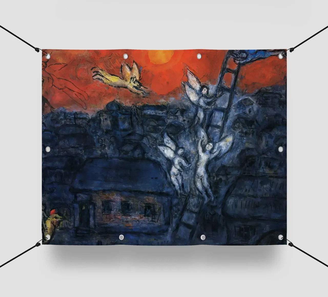 MArch Chagall La scala di Giacobbe telo in pvc da MC Exhebition