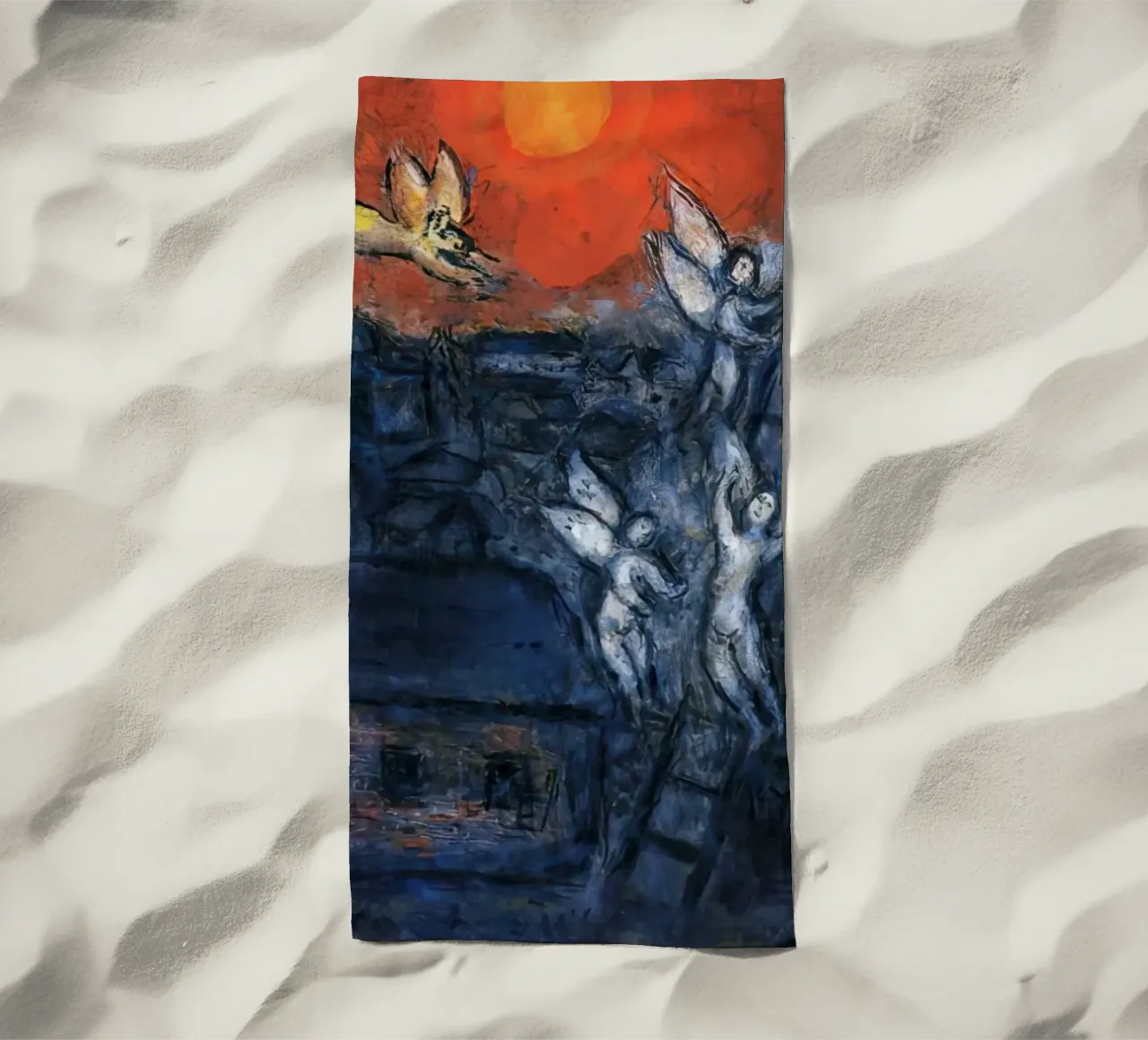MArch Chagall La scala di Giacobbe telo mare da MC Exhebition