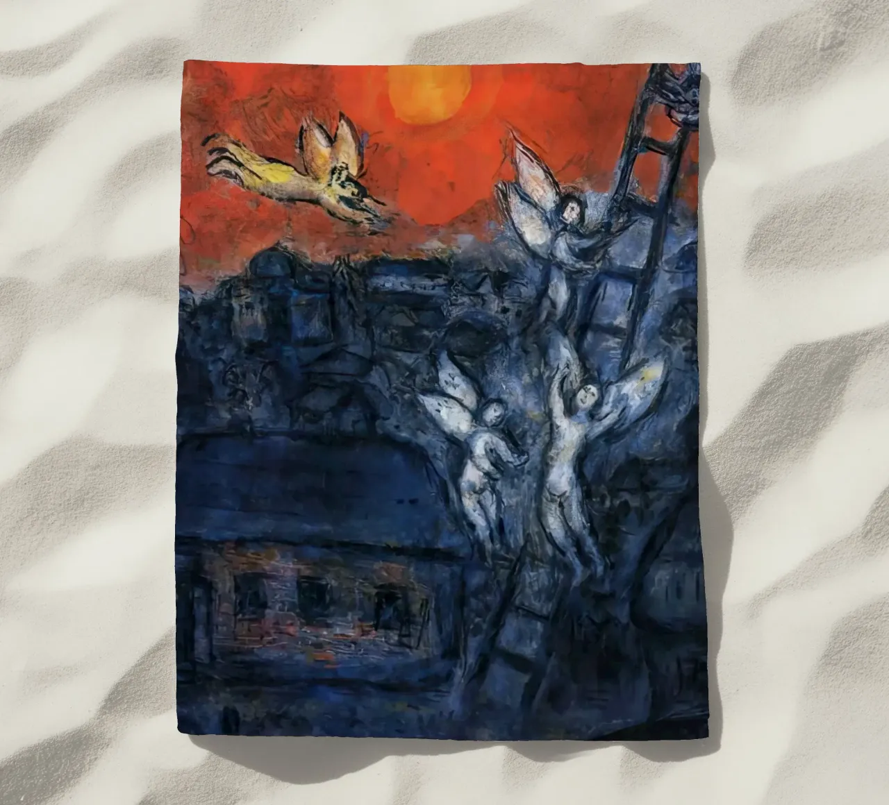 MArch Chagall La scala di Giacobbe telo mare da MC Exhebition