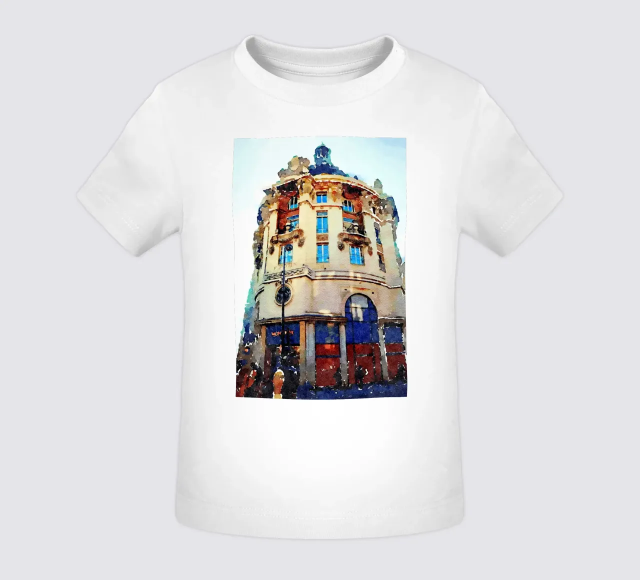 In Paris baby t-shirt by Massimo Frascogna