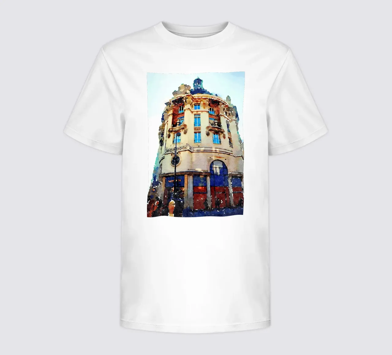 In Paris kids t-shirt by Massimo Frascogna