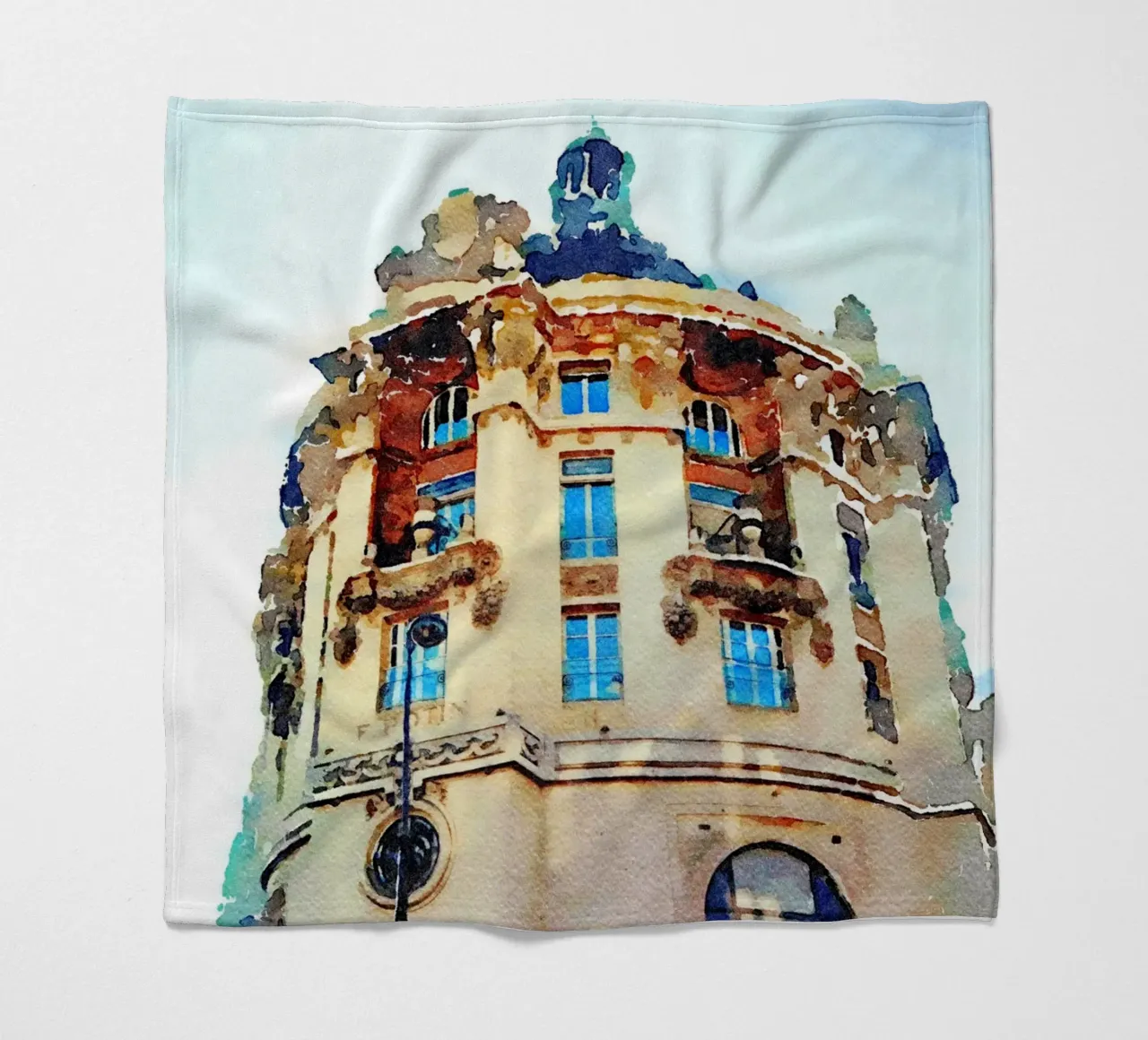 In Paris fleece blanket by Massimo Frascogna