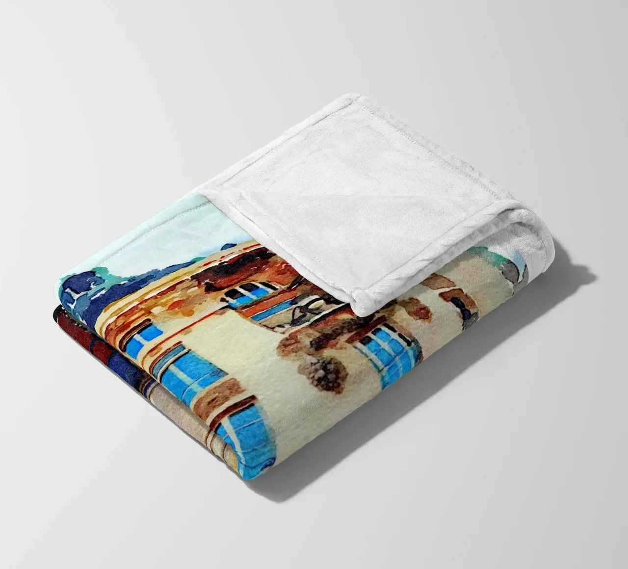 In Paris fleece blanket by Massimo Frascogna