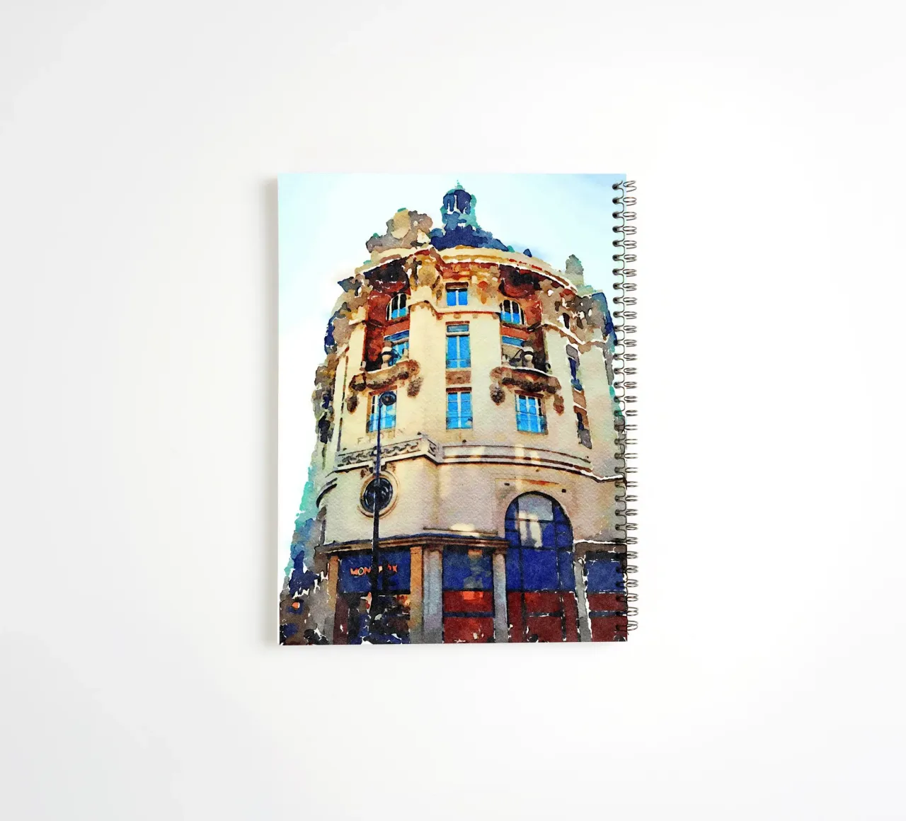 In Paris spiral notebook by Massimo Frascogna