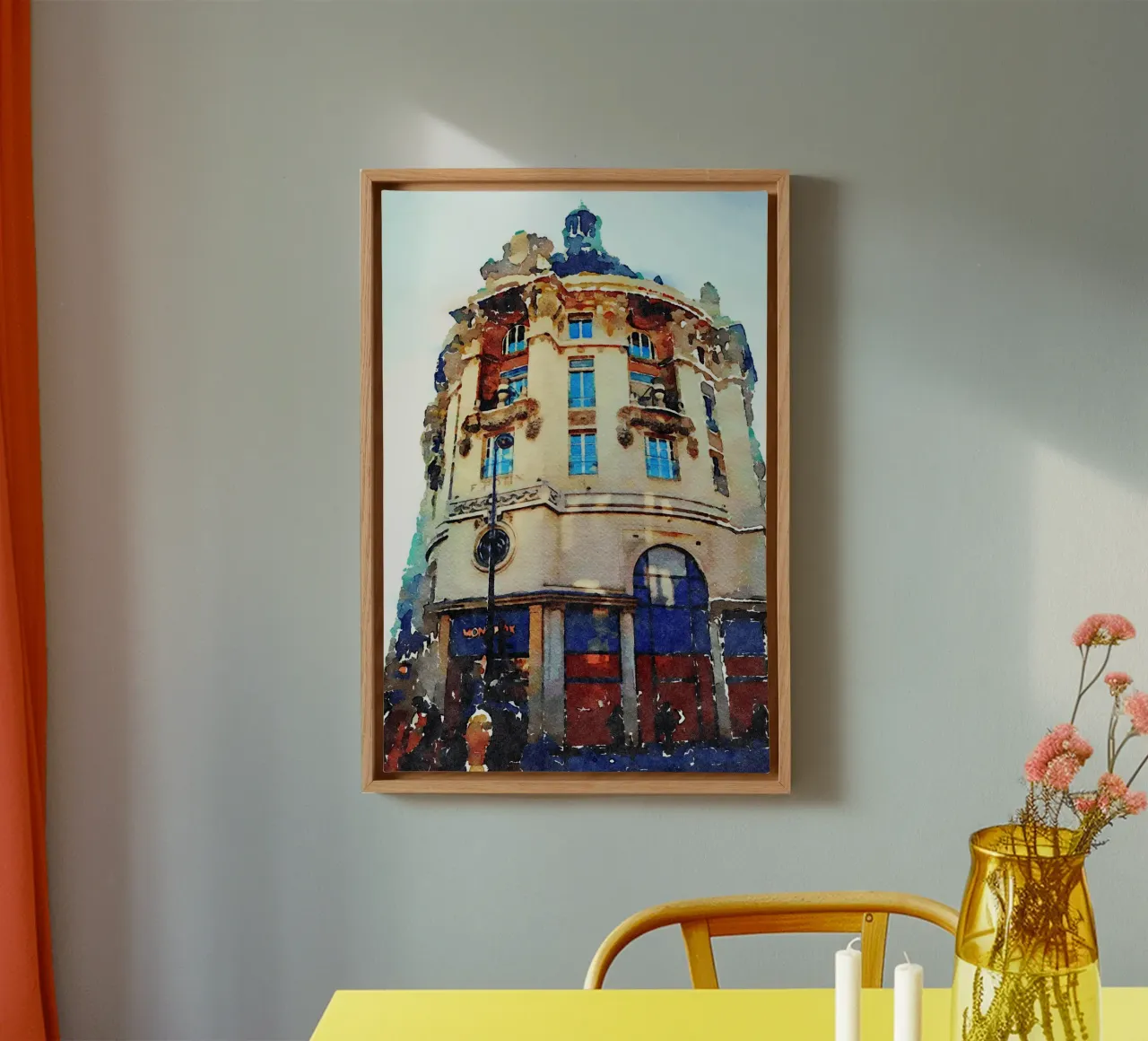 A Parigi tela da Massimo Frascogna