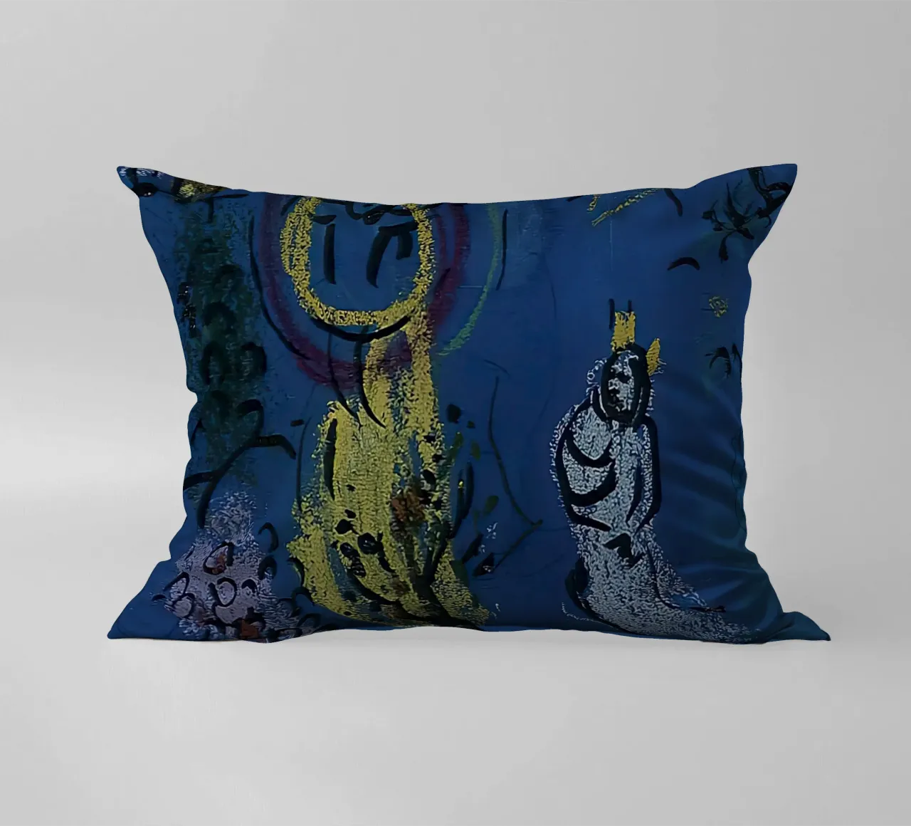 March Chagall Moses with the Burning Bush decorative cushion by MC Exhebition