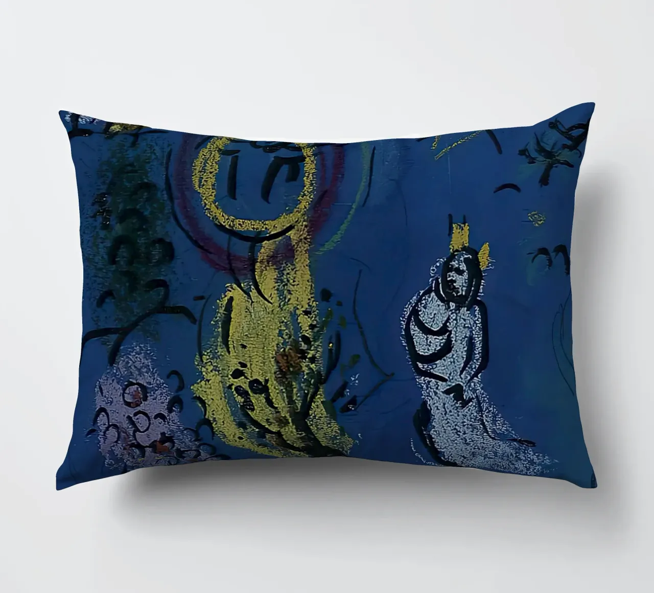 March Chagall Moses with the Burning Bush decorative cushion by MC Exhebition