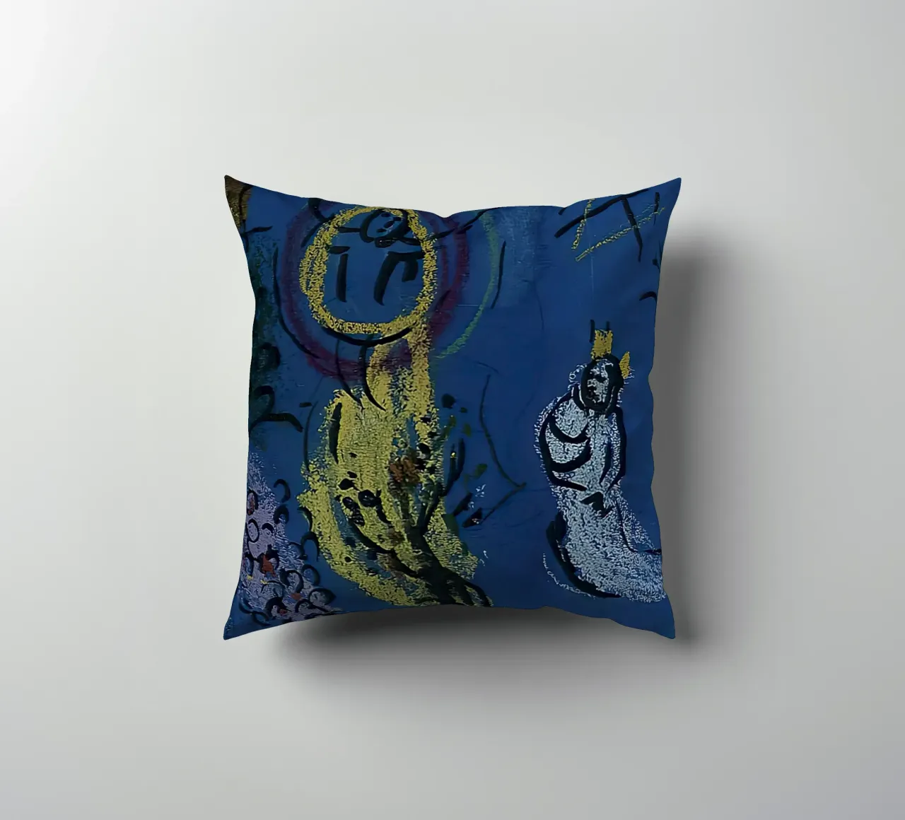 March Chagall Moses with the Burning Bush decorative cushion by MC Exhebition