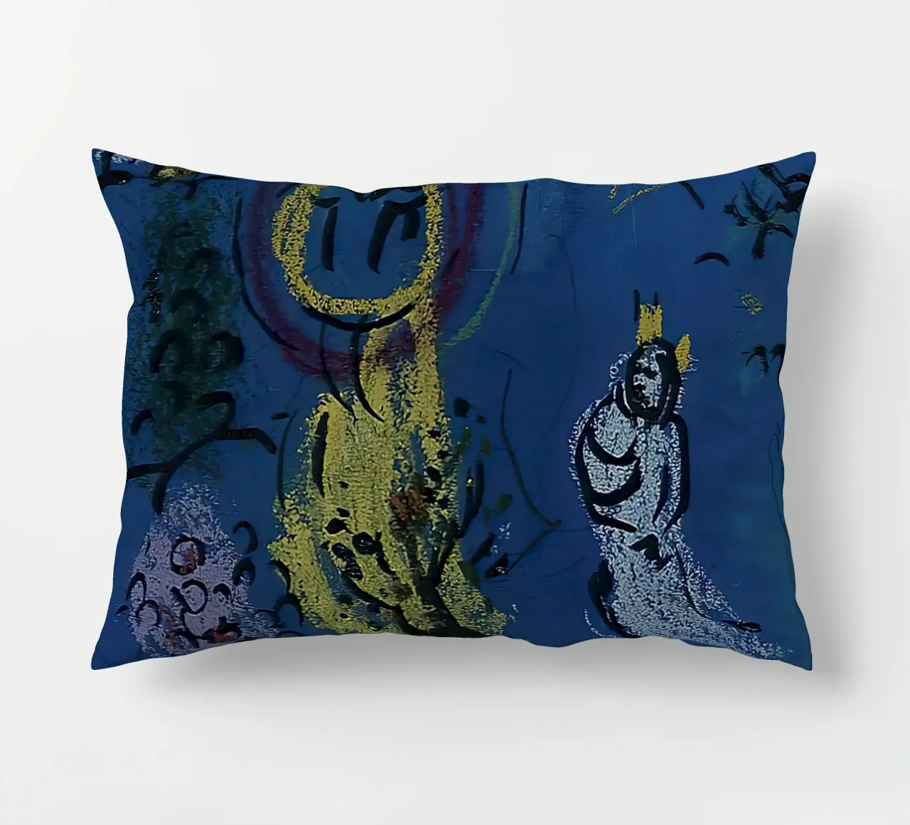 March Chagall Moses with the Burning Bush decorative cushion by MC Exhebition