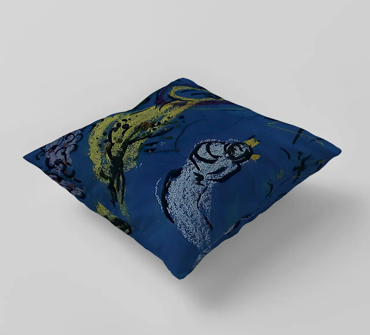March Chagall Moses with the Burning Bush decorative cushion by MC Exhebition