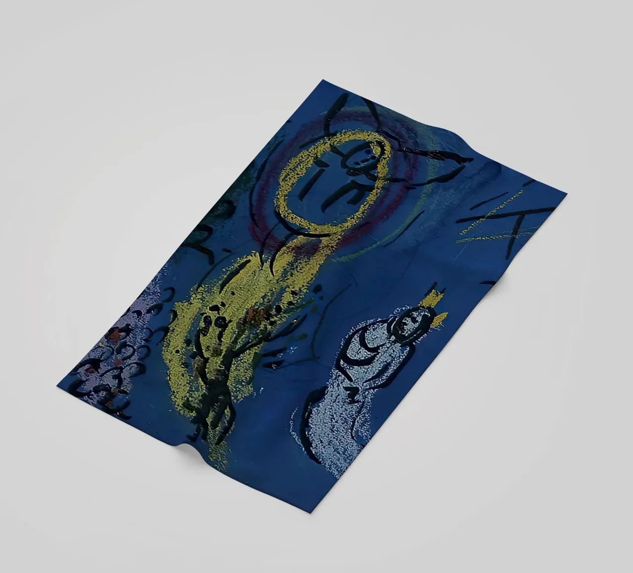 March Chagall Moses with the Burning Bush beach towel by MC Exhebition