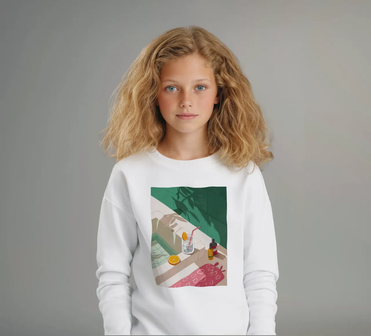 Prendere il sole Gioco di ombre felpa bambino da Muse Artworks