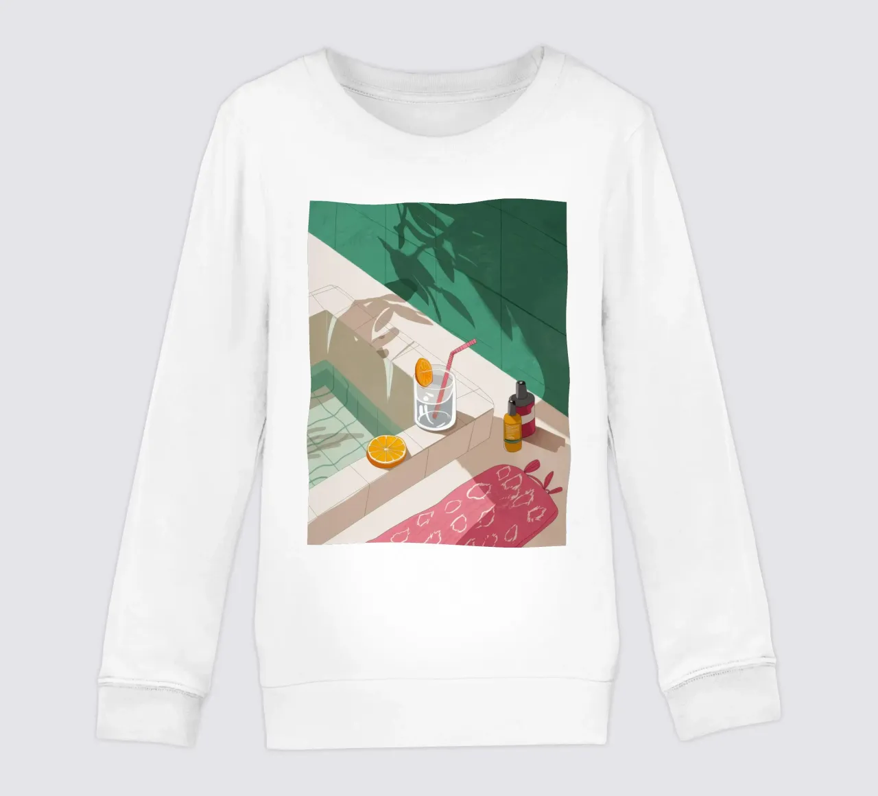 Prendere il sole Gioco di ombre felpa bambino da Muse Artworks
