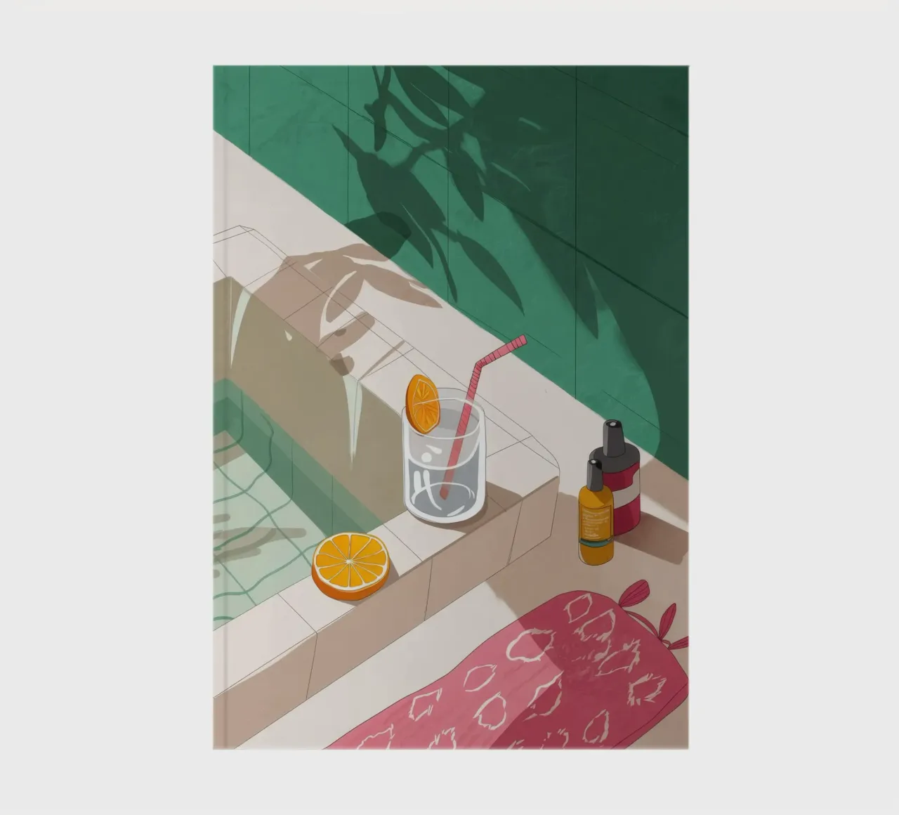 Prendere il sole Gioco di ombre diario da Muse Artworks