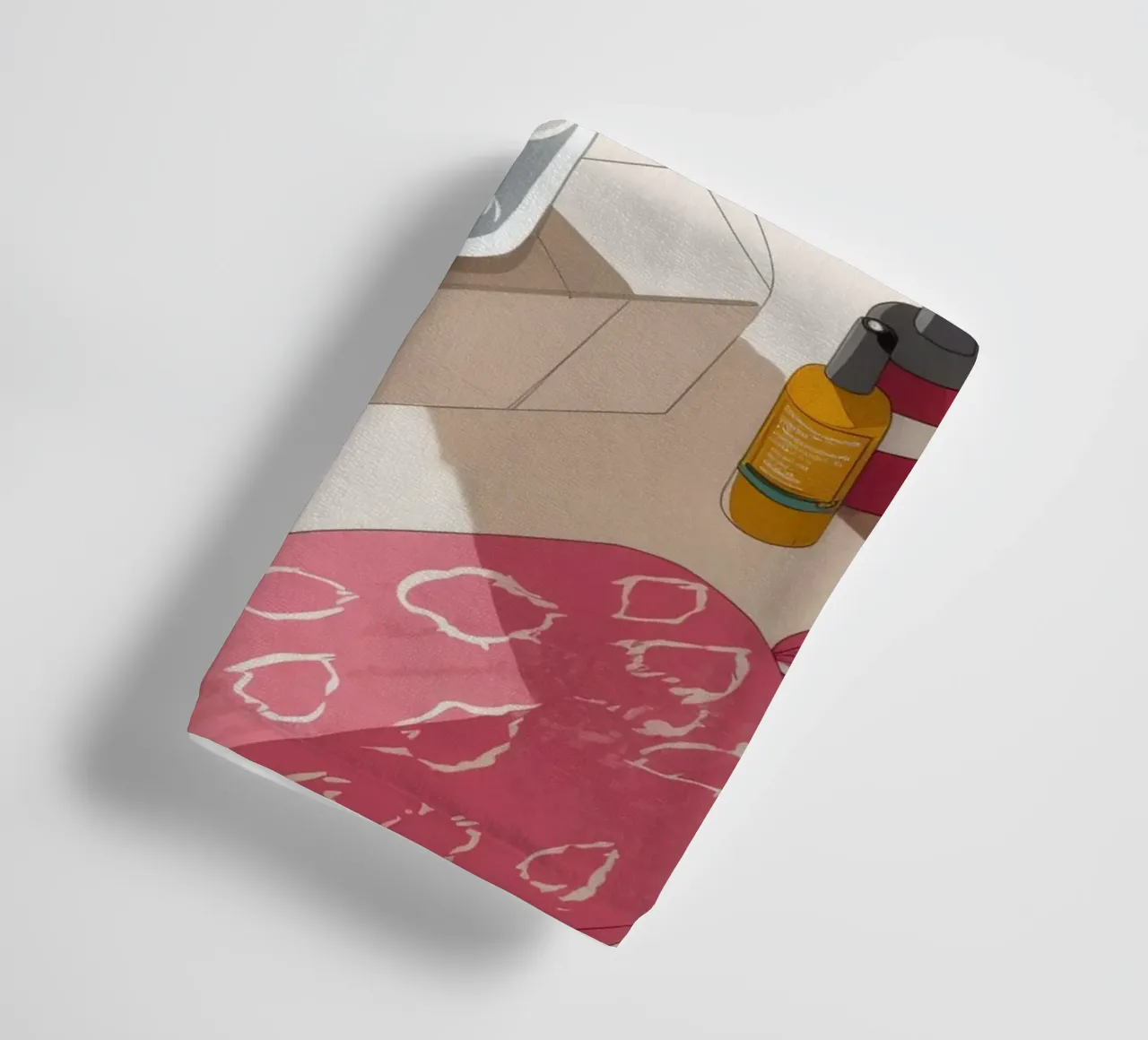 Prendere il sole Gioco di ombre asciugamano da bagno da Muse Artworks
