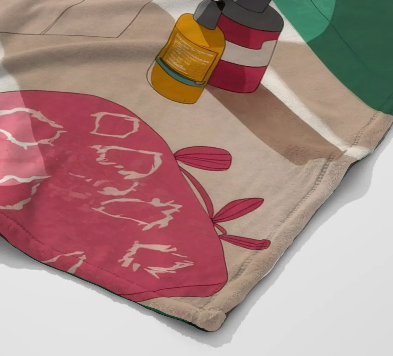 Prendere il sole Gioco di ombre coperta in pile da Muse Artworks