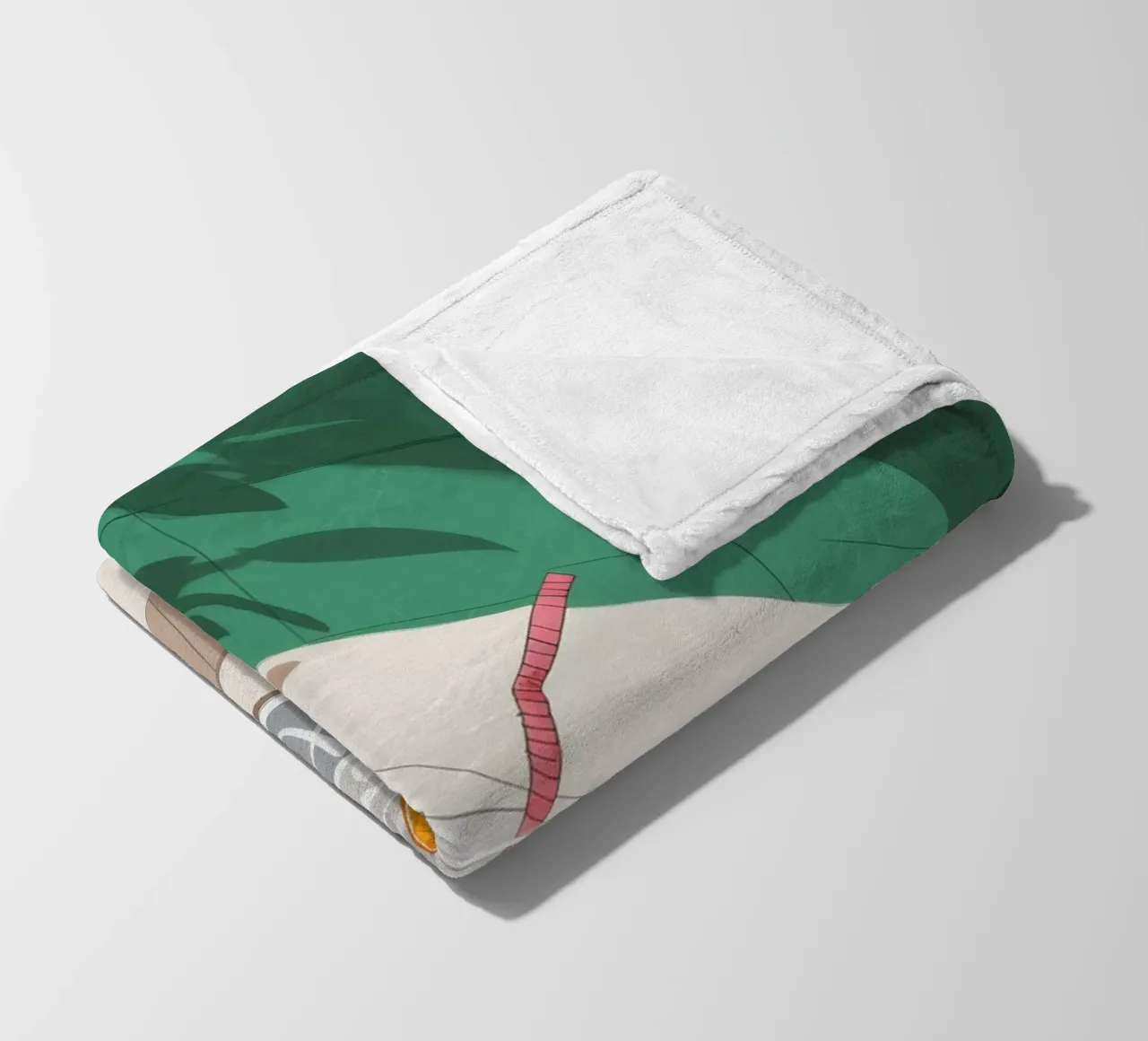 Prendere il sole Gioco di ombre coperta in pile da Muse Artworks
