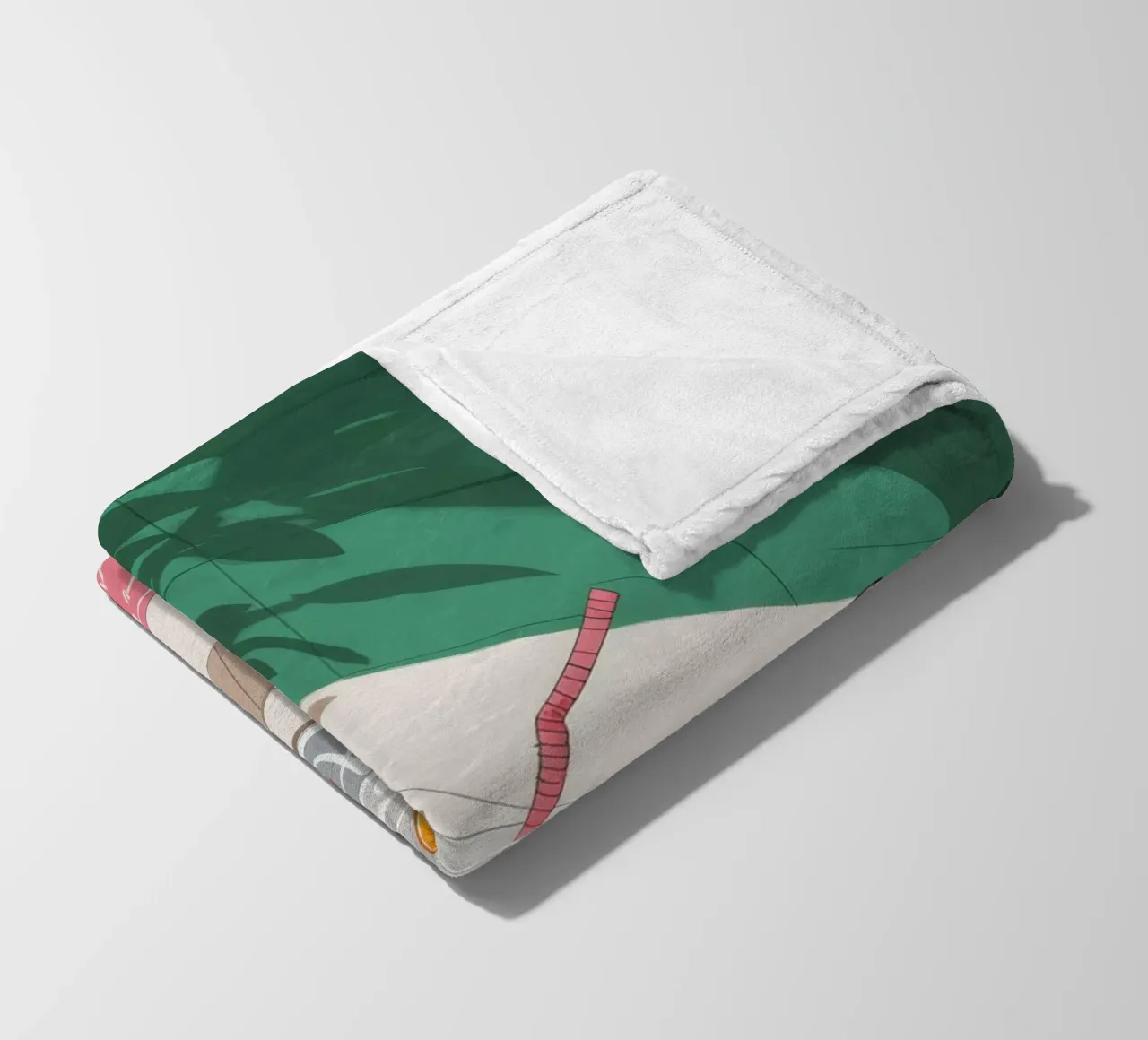 Prendere il sole Gioco di ombre coperta in pile da Muse Artworks