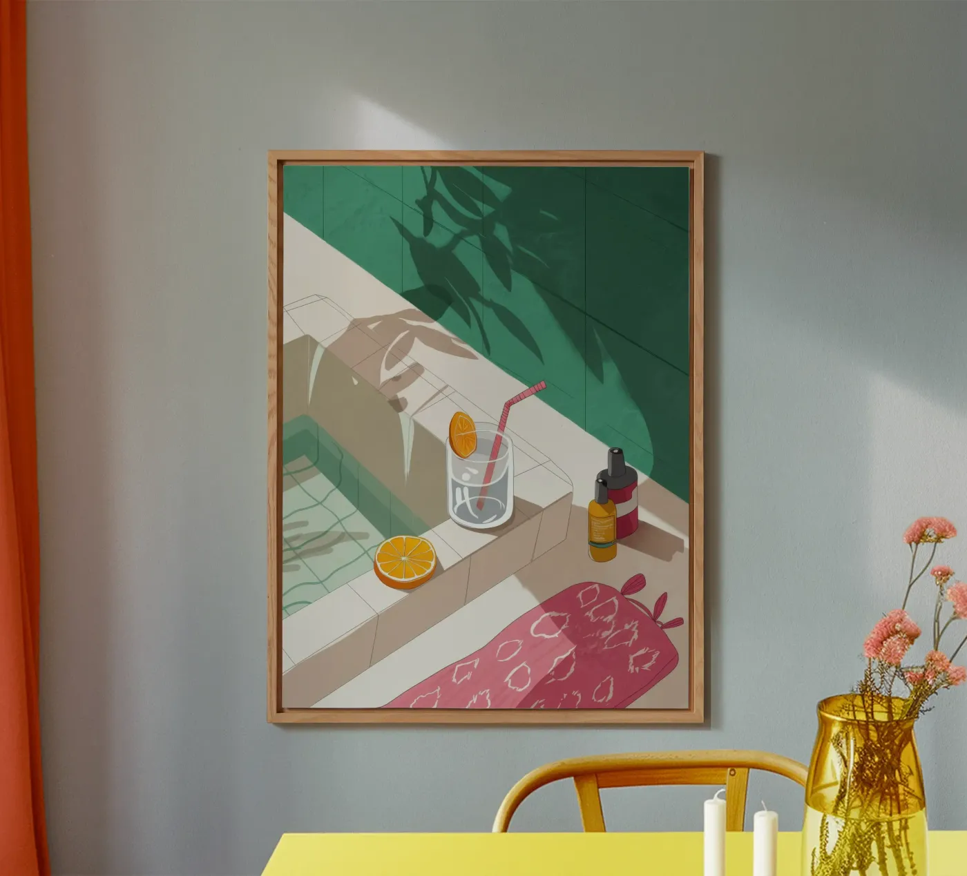 Sunbathing Shadow Play forex plate by Muse Artworks