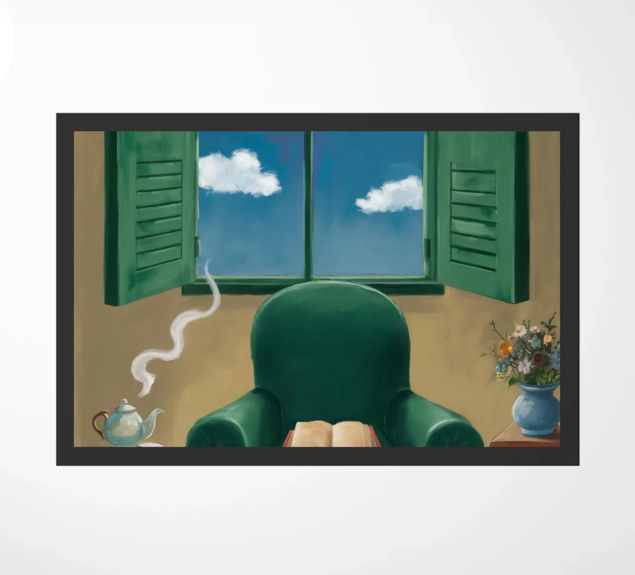 Poltrona verde zerbino da FadeAura