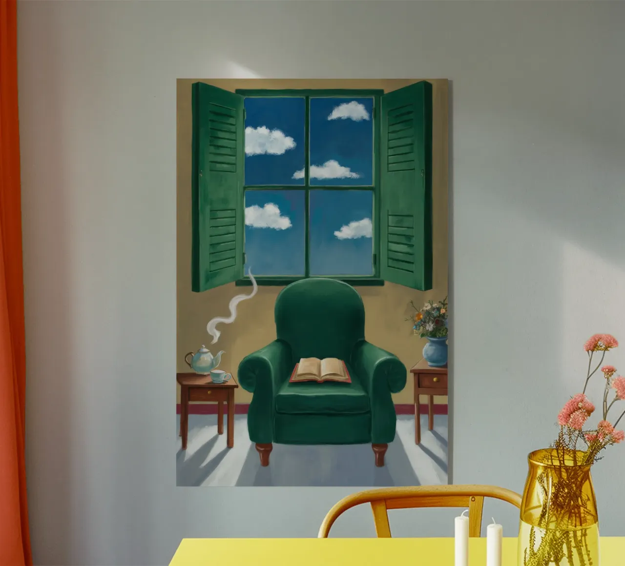 Poltrona verde plexiglass da FadeAura