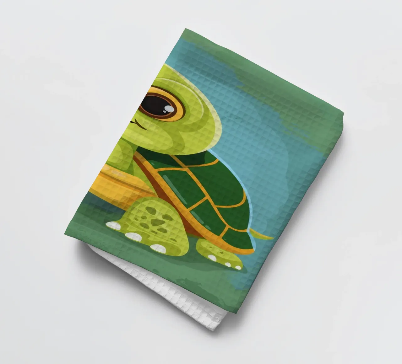 L'explorateur de la nature : L'aventure d'une tortue-boîte torchon de DesignDoodle