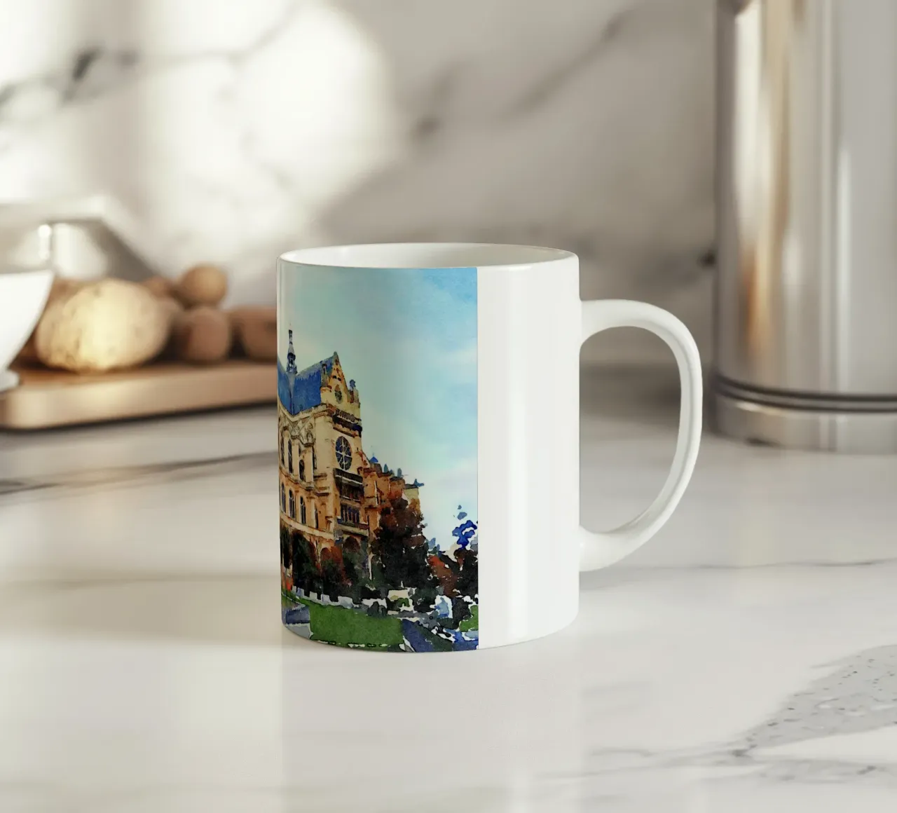 A Parigi tazza in ceramica da Massimo Frascogna