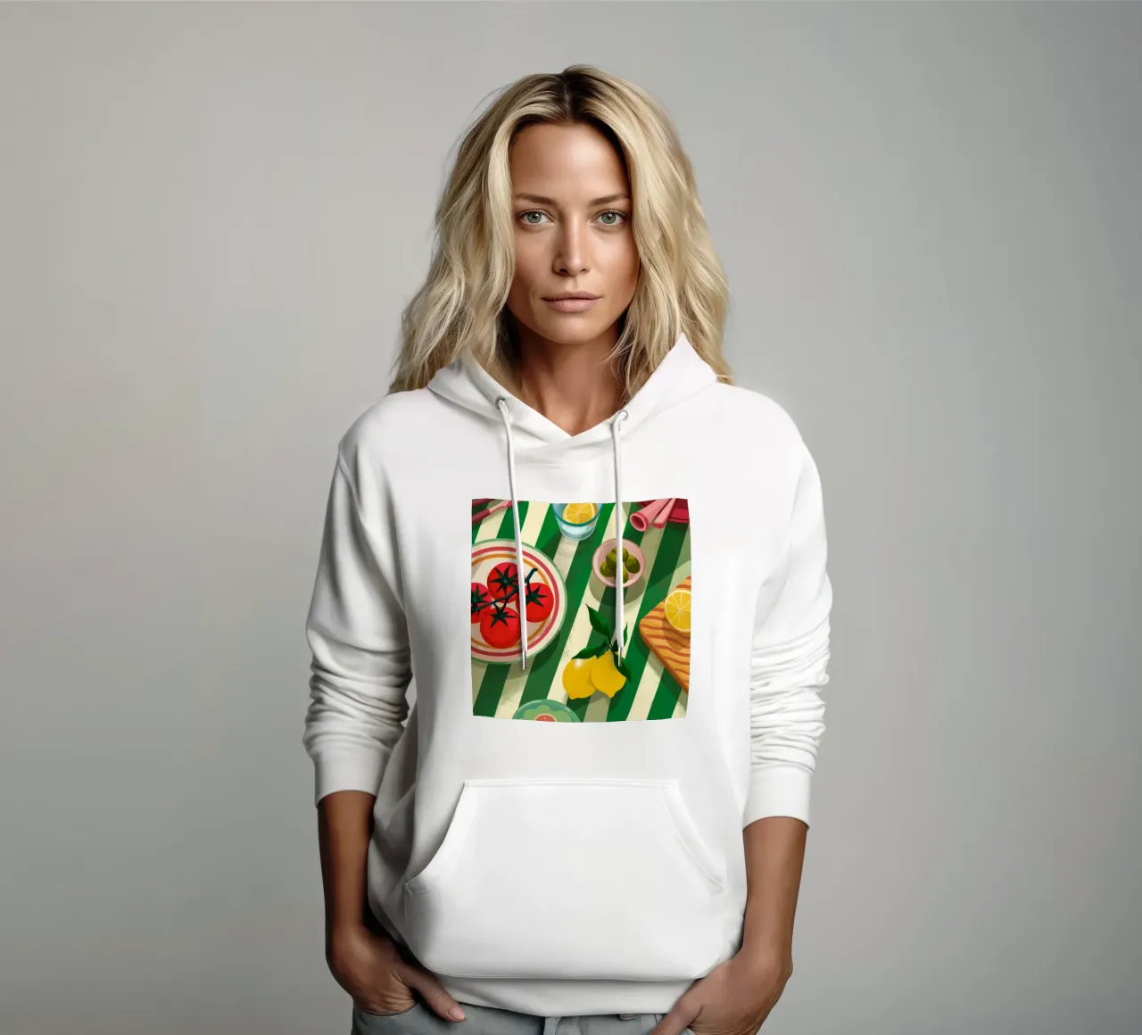 Frischer Tomatensalat Hoodie von Muse Artworks