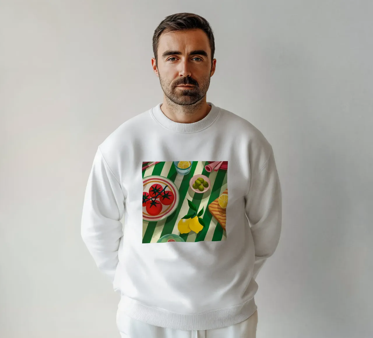 Salade de tomates fraîches sweat de Muse Artworks