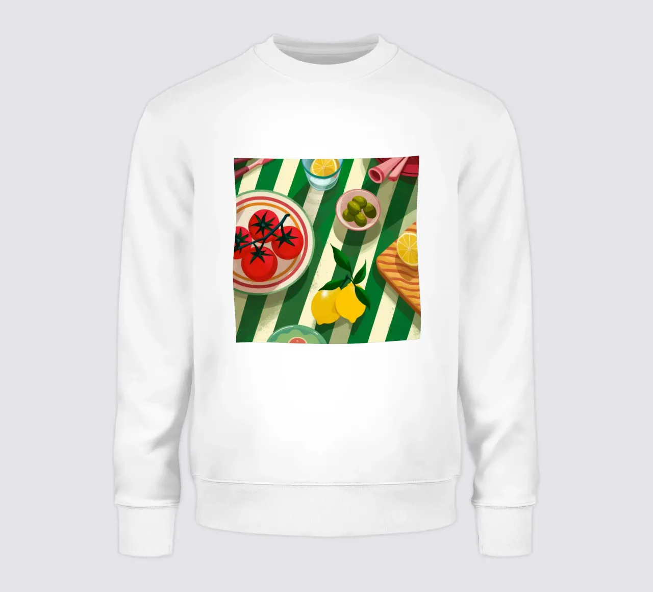 Salade de tomates fraîches sweat de Muse Artworks