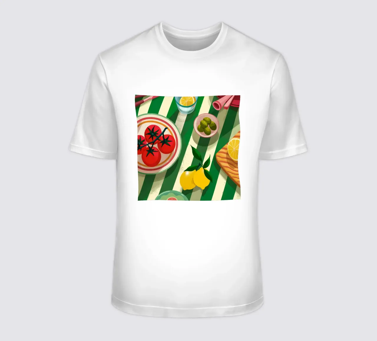 Fresh Tomato Salad t-shirt by Muse Artworks