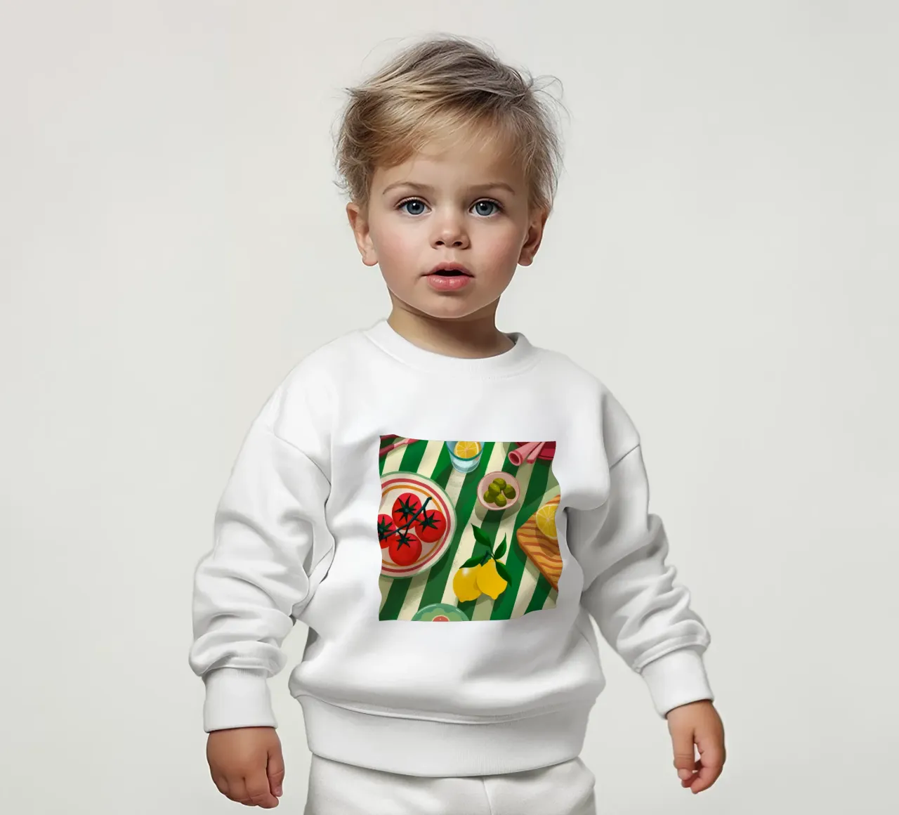 Frischer Tomatensalat Baby Sweatshirt von Muse Artworks