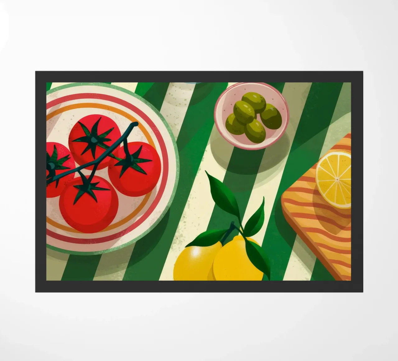 Tomato Salad Alfresco zerbino da Muse Artworks